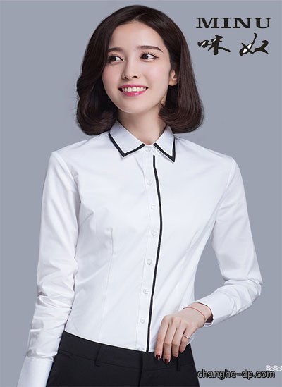 女士长袖衬衫定做57