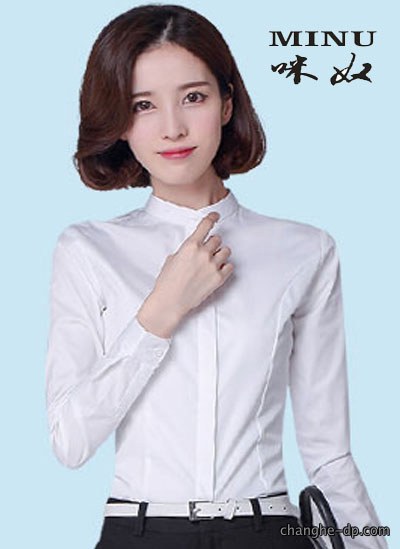 女士长袖衬衫定做53