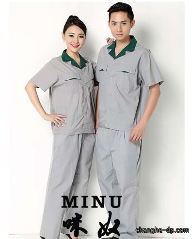 夏装工作服定做04